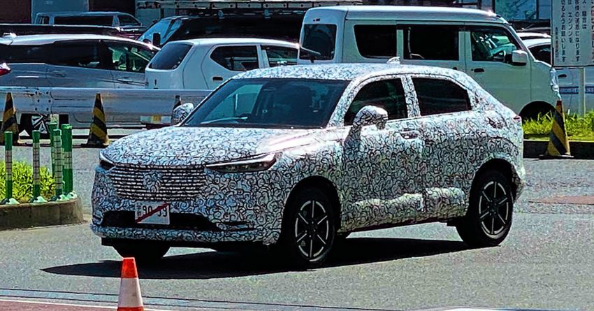 Honda HR-V 2021 lộ diện thiết kế mới, đối đầu Hyundai Kona